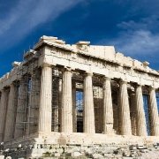 Parthenon at The Acropolis Hill, Athens Greece