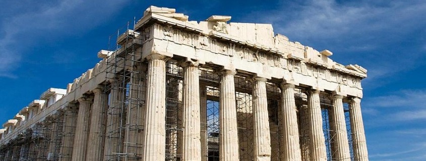 Parthenon at The Acropolis Hill, Athens Greece